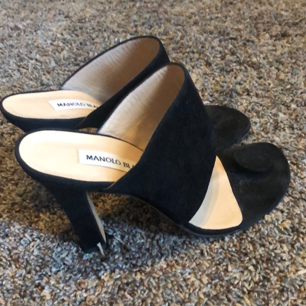 Manolo Blahnik Black Heels